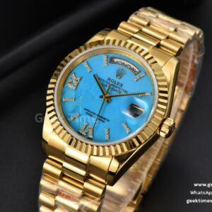 Daydate 36MM GMF YG Meteorite Dial Roma Diamond Marker YG Bracelet A3235