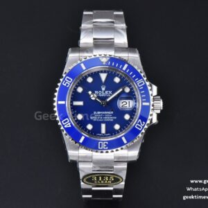 Submariner 116619 LB 904L Clean CF 40mm Ceramic Blue Dial SS Bracelet VS3135