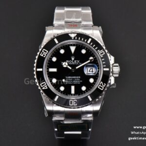 Submariner 126610 LN 41mm King Black Ceramic Black Dial SS Bracelet VR3235