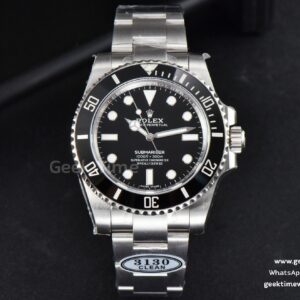 Submariner 114060 No Date 40mm Clean CF 904L Black Dial SS Bracelet VS3130