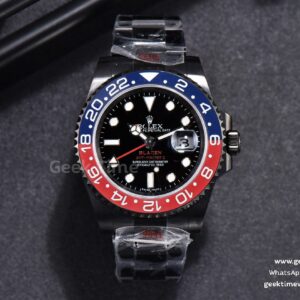 Blaken GMT Master IPKF Blue/Red Black Dial PVD Bracelet A2836