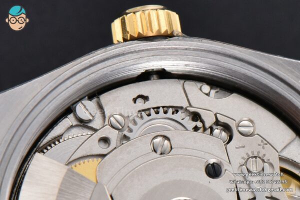 DateJust 31MM 904L YG GMF Fluted Bezel Green Flowers Dial Oyster Bracelet A2824 - Image 24