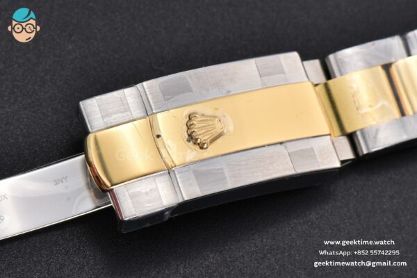 DateJust 31MM 904L YG GMF Fluted Bezel Green Flowers Dial Oyster Bracelet A2824 - Image 27