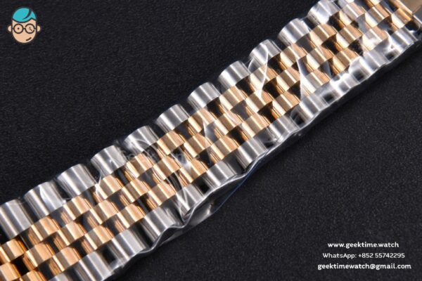 DateJust 36MM 904L YG/SS GMF Fluted Bezel Silver Dial Roma Marker Jubilee Bracelet VR3285 - Image 27