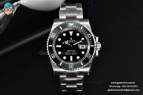 Submariner 40MM 116610LN Black Ceramic Black Dial SS Bracelet 3135 VSF - Image 7