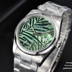 DateJust 36MM BPF Smooth Green Plam Dial Oyster Bracelet A2824