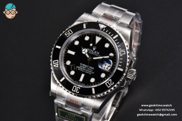 Submariner 126610 LN 41mm King Black Ceramic Black Dial SS Bracelet VR3235