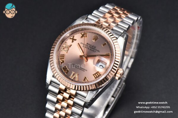 DateJust 36MM 126231 RG/SS VSF 904L RG Dial Diamond Marker RG/SS Jubilee Bracelet VS3235