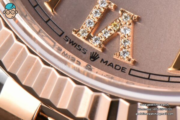 DateJust 36MM 126231 RG/SS VSF 904L RG Dial Diamond Marker RG/SS Jubilee Bracelet VS3235 - Image 7