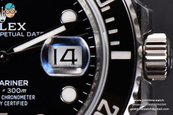 Submariner 126610 LN 41mm King Black Ceramic Black Dial SS Bracelet VR3235 - Image 8