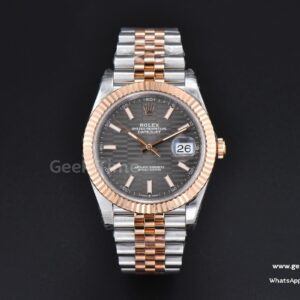 DateJust 41mm 126331 VSF RG/SS Gray Motif Dial Jubilee Bracelet VS3235