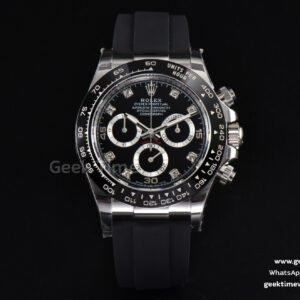 Daytona 116519 BTF Black Dial Diamond Marker Oysterflex Strap SA4130