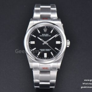 Oyster Perpetual 126000 36mm 904L GMF schwarzes Zifferblatt SS-Armband VR3230