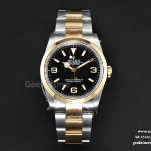 Explorer 124273 36mm YG/SS 904L GMF Black Dial YG/SS Bracelet VR3230
