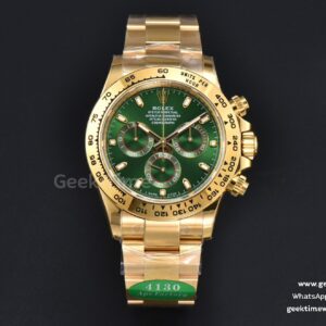 Daytona 116508 YG APSF Green Dial Lume Marker YG Bracelet SH4130