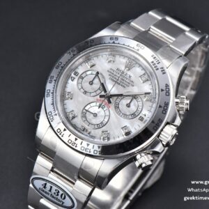 Daytona 116509 SS Clean CF MOP Dial Diamond Marker SS Bracelet A4130