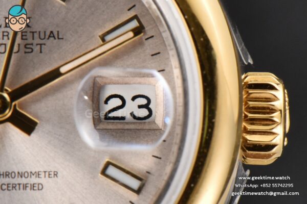 DateJust 28MM Ladies WF YG/SS YG Dial Jubilee Bracelet A2236 - Image 9