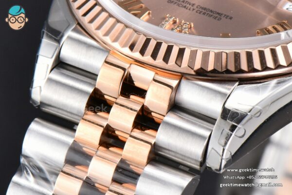 DateJust 36MM 126231 RG/SS VSF 904L RG Dial Diamond Marker RG/SS Jubilee Bracelet VS3235 - Image 10