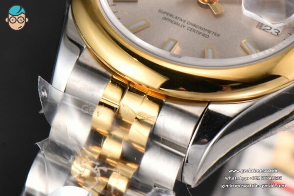 DateJust 28MM Ladies WF YG/SS YG Dial Jubilee Bracelet A2236 - Image 10