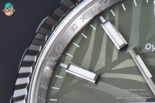 DateJust 36MM 126234 Clean CF Green Plam Dial Jubilee Bracelet VR3235 - Image 14