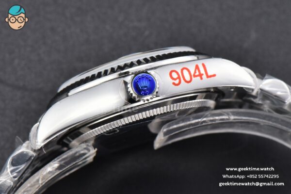 DateJust 31MM 904L GMF Fluted Bezel Blue Flowers Dial President Bracelet A2824 - Image 16
