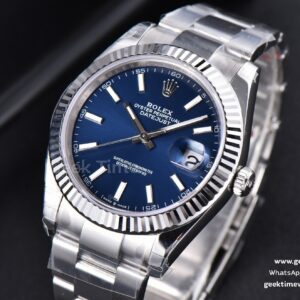 DateJust 41MM 126334 VSF Fluted Bezel Blue Dial Oyster Bracelet VS3235