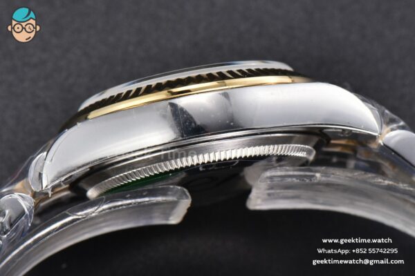 DateJust 31MM 904L YG GMF Fluted Bezel Green Flowers Dial Jubilee Bracelet A2824 - Image 18