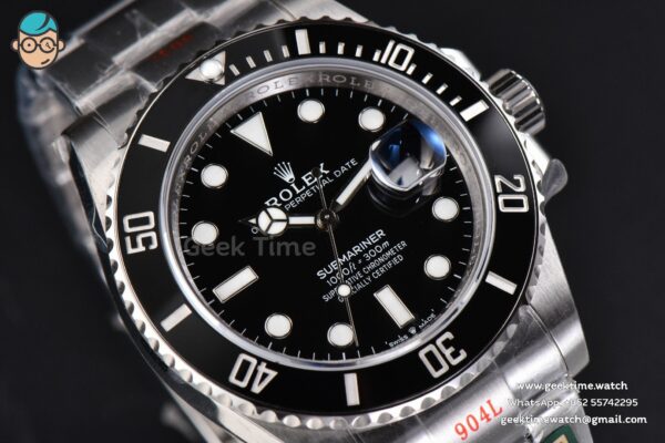 Submariner 126610 LN 41mm King Black Ceramic Black Dial SS Bracelet VR3235 - Image 11
