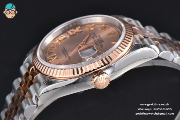 DateJust 36MM 126231 RG/SS VSF 904L RG Dial Diamond Marker RG/SS Jubilee Bracelet VS3235 - Image 11
