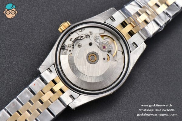 DateJust 31MM 904L YG GMF Fluted Bezel Green Flowers Dial Jubilee Bracelet A2824 - Image 22