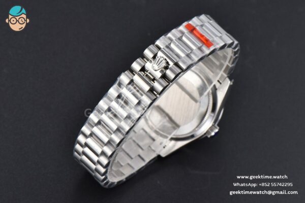 DateJust 31MM 904L GMF Fluted Bezel Blue Flowers Dial President Bracelet A2824 - Image 34