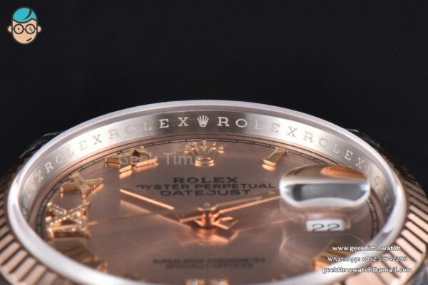 DateJust 36MM 126231 RG/SS VSF 904L RG Dial Diamond Marker RG/SS Jubilee Bracelet VS3235 - Image 13