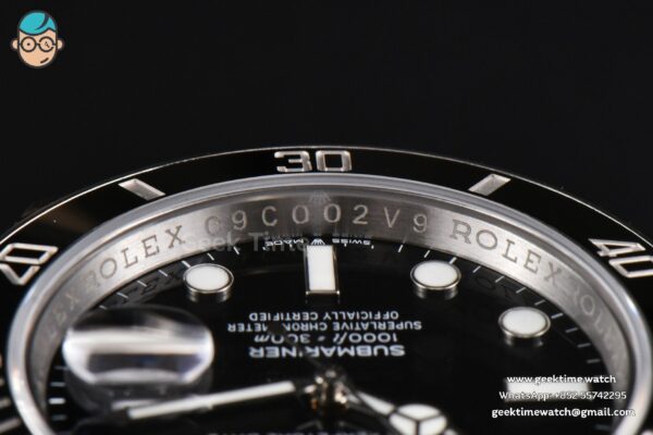 Submariner 126610 LN 41mm King Black Ceramic Black Dial SS Bracelet VR3235 - Image 13