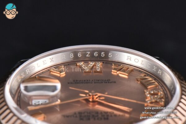 DateJust 36MM 126231 RG/SS VSF 904L RG Dial Diamond Marker RG/SS Jubilee Bracelet VS3235 - Image 14
