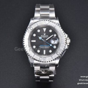 Yacht-Master 126622 904L 40mm Clean CF Gray Dial SS Bracelet VR3235