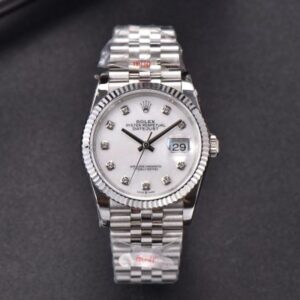 DateJust 36mm SS GMF MOP Dial Diamond Marker Jubilee Bracelet VR3235