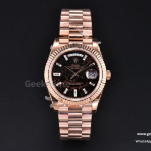 Day-Date 40mm Tungsten RG GMF Sinople Dial Diamond Marker President Bracelet VR3255 165g