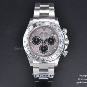 Daytona 116509 SS Clean CF Gray Dial Black Subdial SS Bracelet A4130