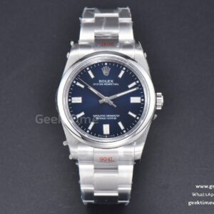 Oyster Perpetual 126000 36mm 904L GMF blaues Zifferblatt SS-Armband VR3230