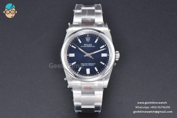 Oyster Perpetual 126000 36mm 904L GMF Blue Dial SS Bracelet VR3230 - Image 2