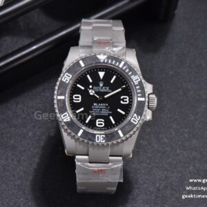 Submariner DIW Sandblasted VSF 40mm Black Carbon Dial SS Bracelet VS3135
