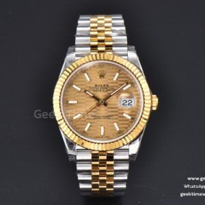 DateJust 41mm YG/SS VSF YG Motif Dial Lume Marker Jubilee VS3235