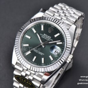 DateJust 41MM 126334 904L Clean CF Mint Green Dial Jubilee Bracelet VR3235
