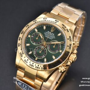Daytona 116508 YG 904L Clean CF Green Dial YG Bracelet SA4130