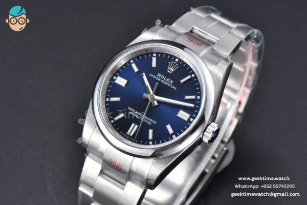 Oyster Perpetual 126000 36mm 904L GMF Blue Dial SS Bracelet VR3230