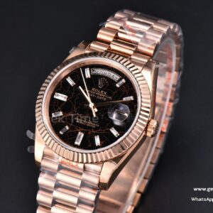 DayDate 40MM Tungsten RG GMF Sinople Dial Diamond Marker President Bracelet VR3255 165g