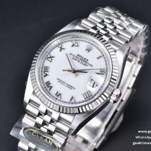 DateJust 36MM 126234 Clean CF white Dial Roma Maker Jubilee Bracelet VR3235