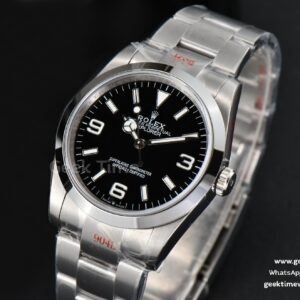 Explorer 124273 36mm 904L GMF Black Dial SS Bracelet VR3230