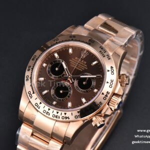 Daytona 116505 RG APSF Brown Dial Lume Marker RG Bracelet SH4130
