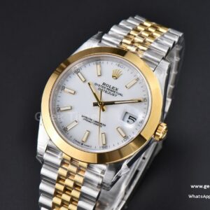 DateJust 41mm 126303 VSF YG/SS White Dial Smooth Bezel Jubilee Bracelet VS3235
